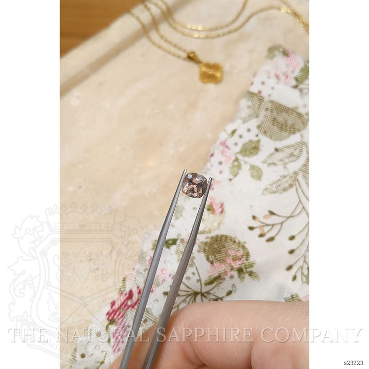 2.15 Ct. Pinkish Brown Sapphire from Ceylon (Sri Lanka)
