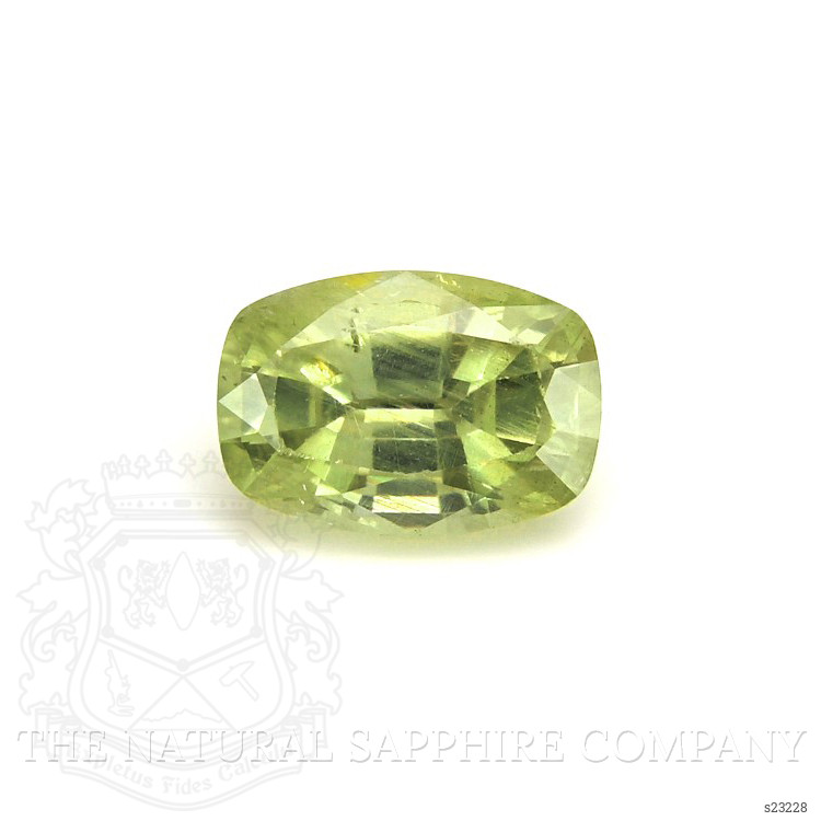 1.47 Ct. Yellowish Green Sapphire from Ceylon (Sri Lanka)