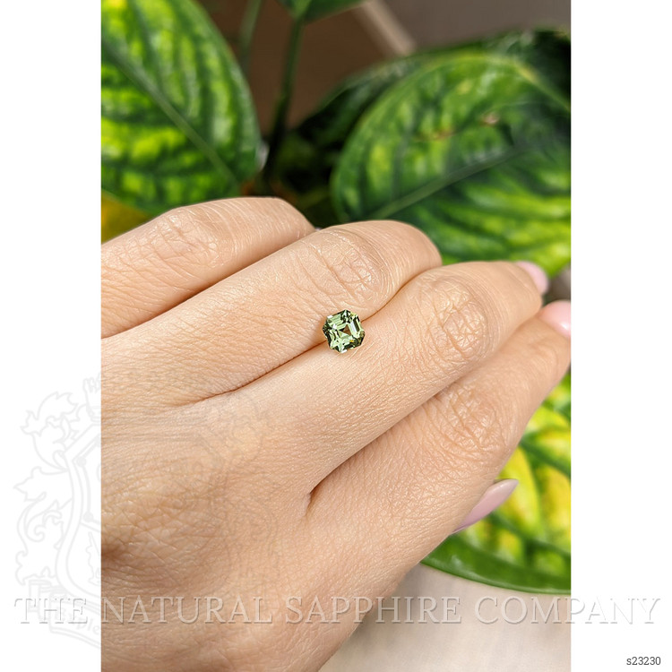 1.08 Ct. Yellowish Green Sapphire from Madagascar