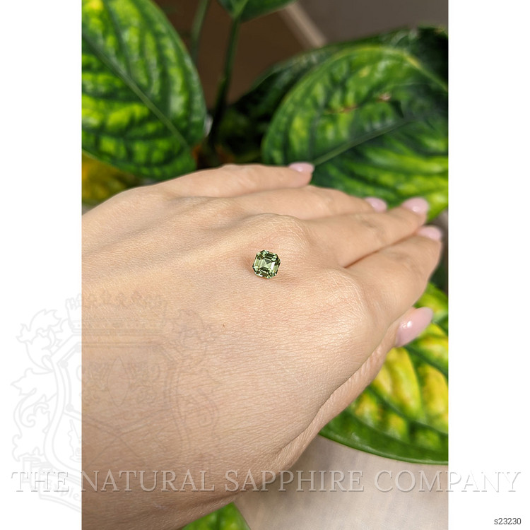 1.08 Ct. Yellowish Green Sapphire from Madagascar
