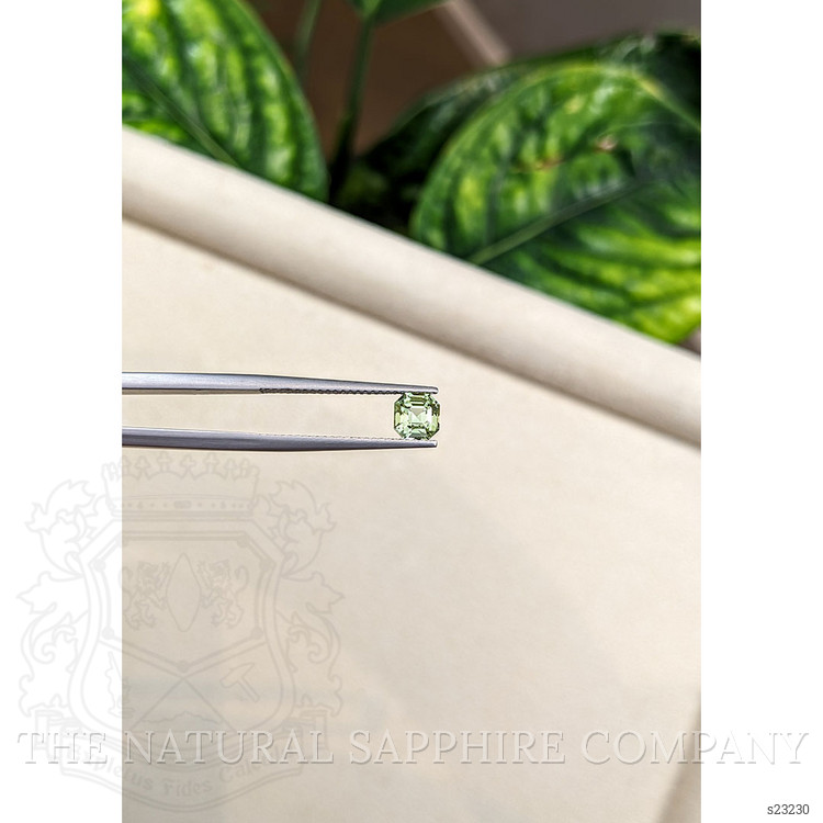 1.08 Ct. Yellowish Green Sapphire from Madagascar