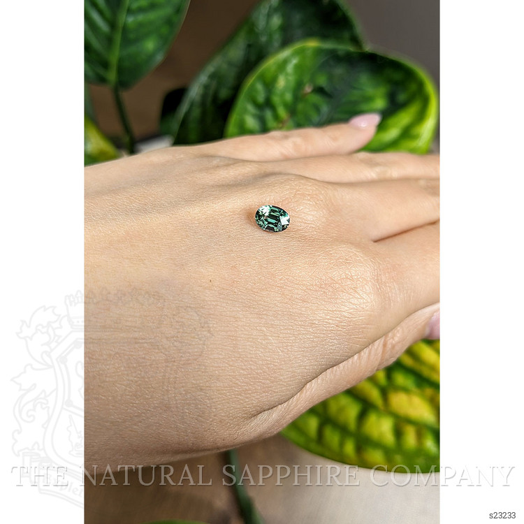 1.16 Ct. Bluish Green Sapphire from Madagascar