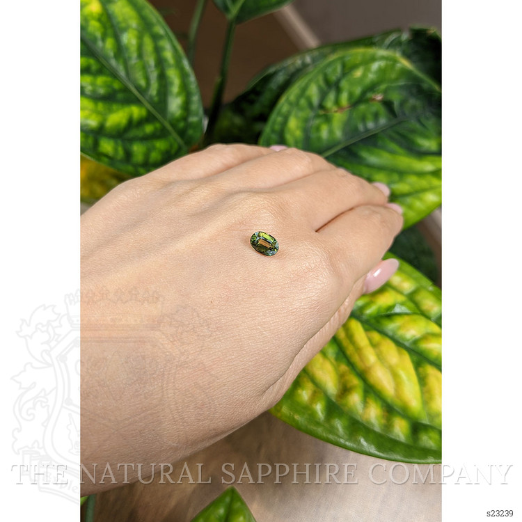1.32 Ct. Yellowish Green Sapphire from Australia
