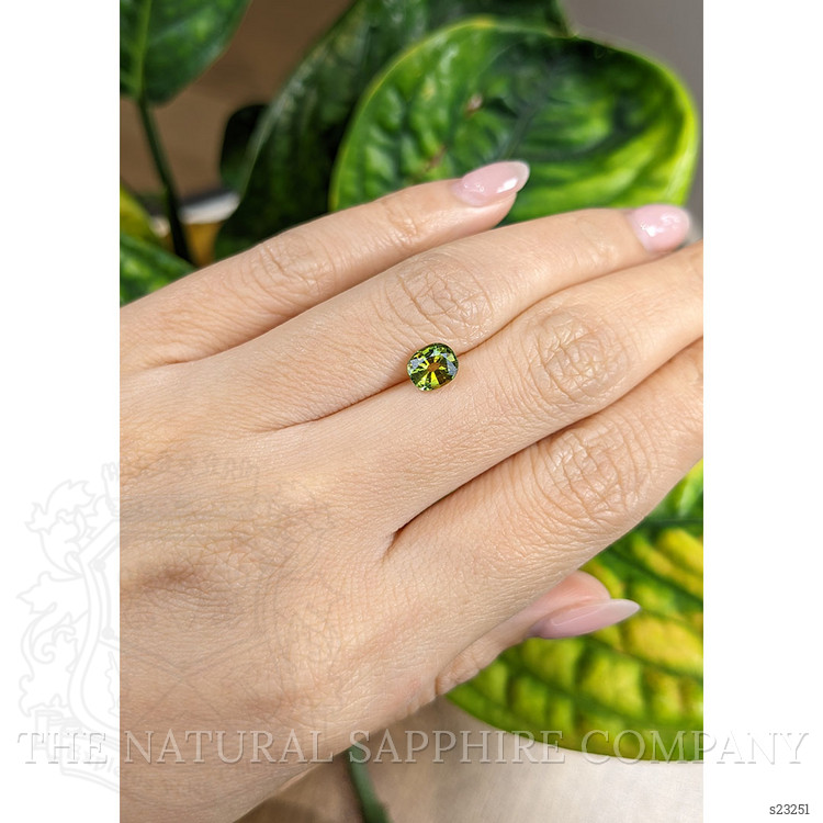 1.22 Ct. Yellowish Green Sapphire from Australia