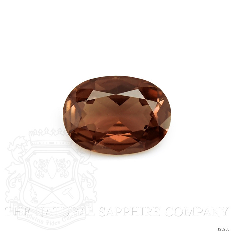 0.97 Ct. Orangish Brown Sapphire from Ceylon (Sri Lanka)