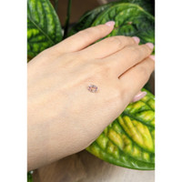 0.64 Ct. Peach Sapphire from Ceylon (Sri Lanka) Life Style