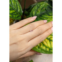 0.64 Ct. Peach Sapphire from Ceylon (Sri Lanka) Life Style