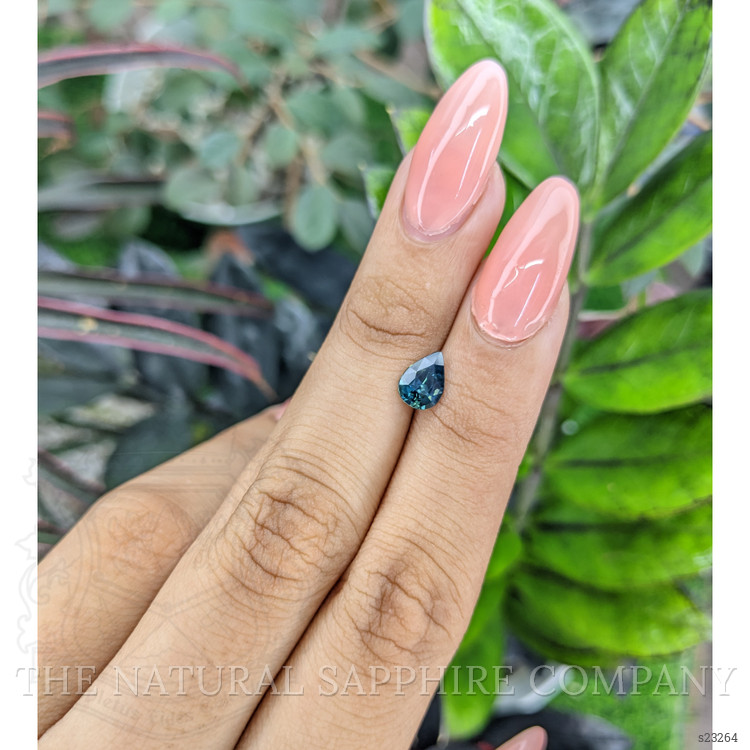 1.08 Ct. Bluish Green Sapphire from Africa