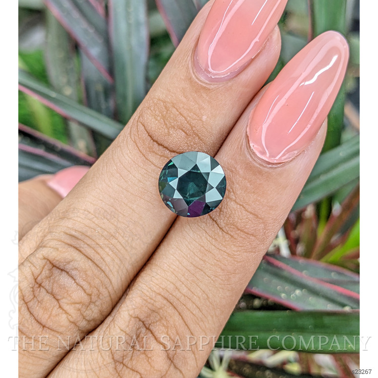 5.04 Ct. Bluish Green Sapphire from Africa