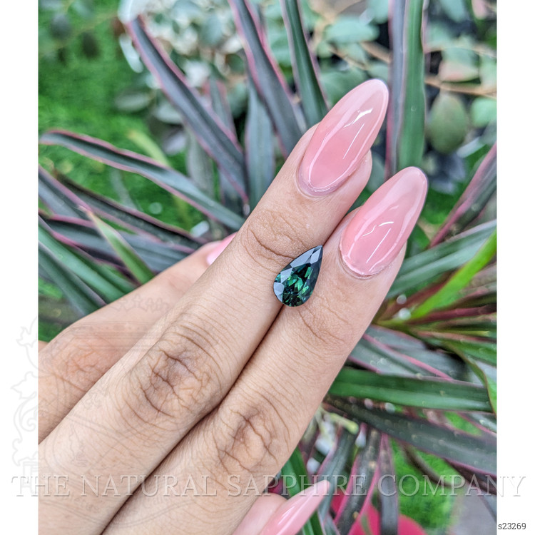 3.08 Ct. Green Sapphire from Africa