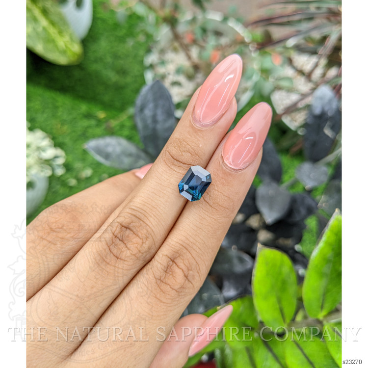 4.59 Ct. Greenish Blue Sapphire from Africa