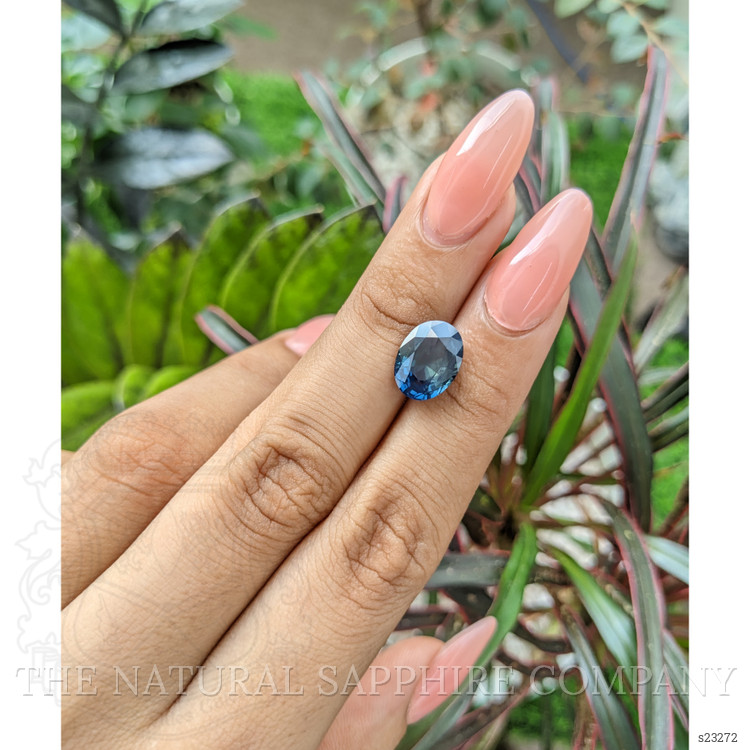 5.03 Ct. Greenish Blue Sapphire from Africa