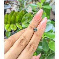 1.08 Ct. Bluish Green Sapphire from Africa Life Style