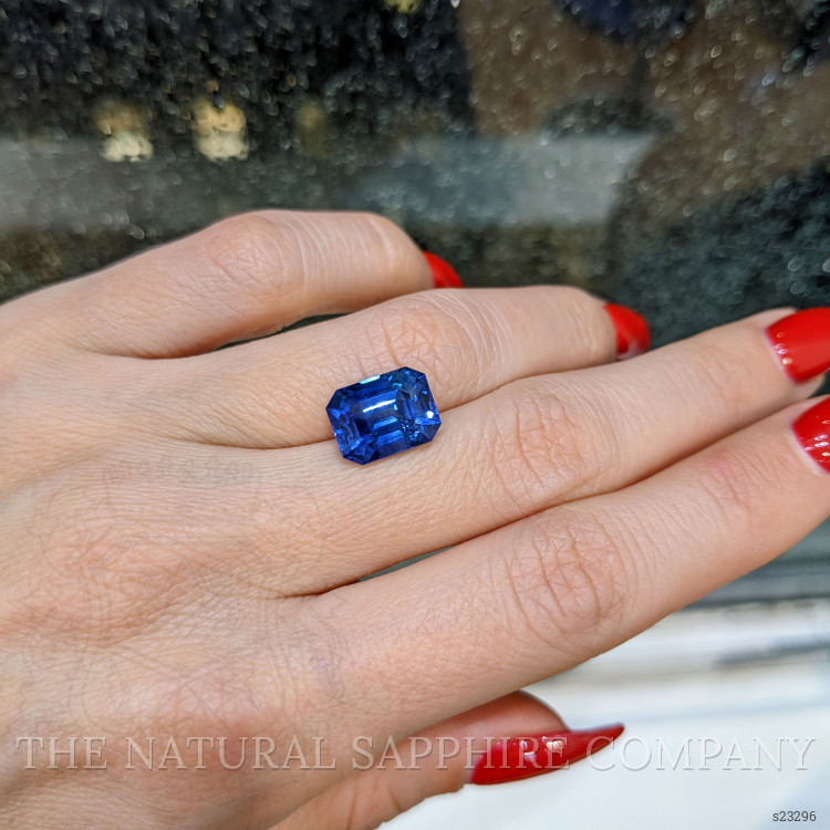6.03 Ct. Blue Sapphire from Ceylon (Sri Lanka)