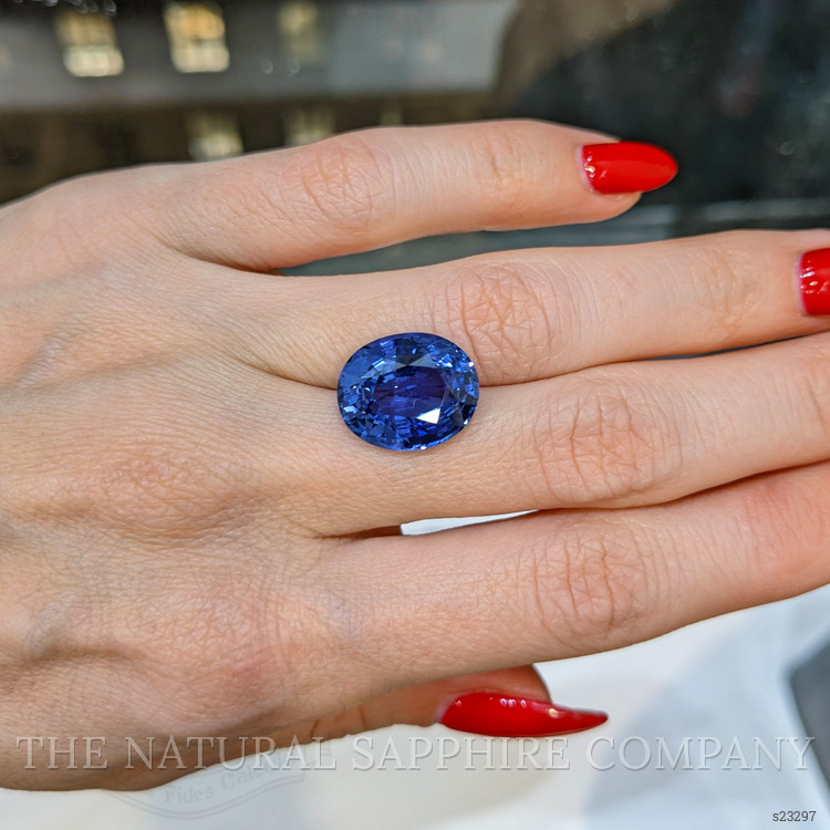 11.10 Ct. Blue Sapphire from Ceylon (Sri Lanka)