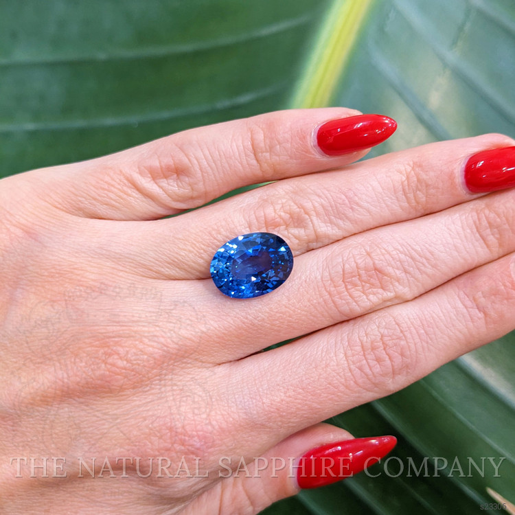 10.55 Ct. Blue Sapphire from Ceylon (Sri Lanka)