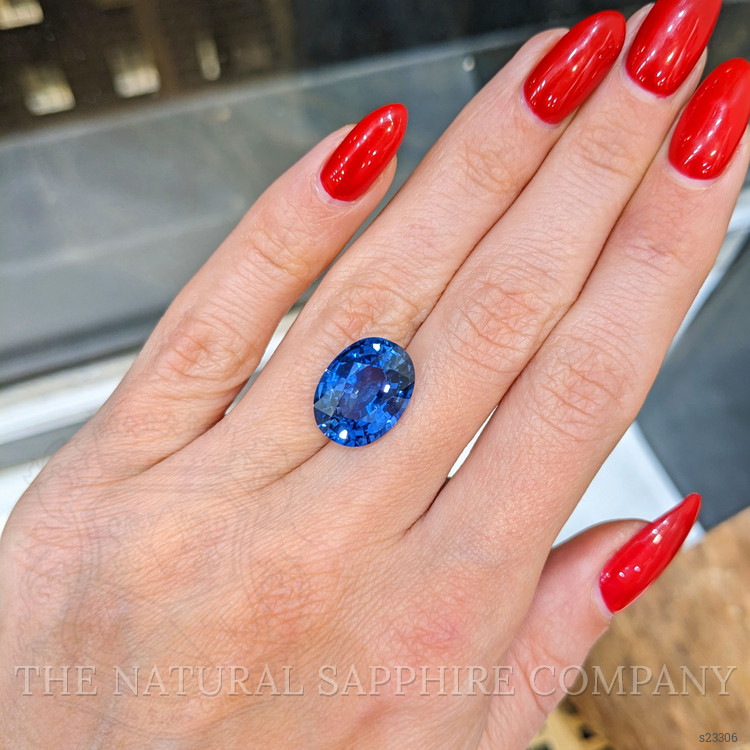 10.55 Ct. Blue Sapphire from Ceylon (Sri Lanka)