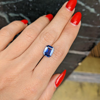 2.72 Ct. Blue Sapphire from Ceylon (Sri Lanka) Life Style
