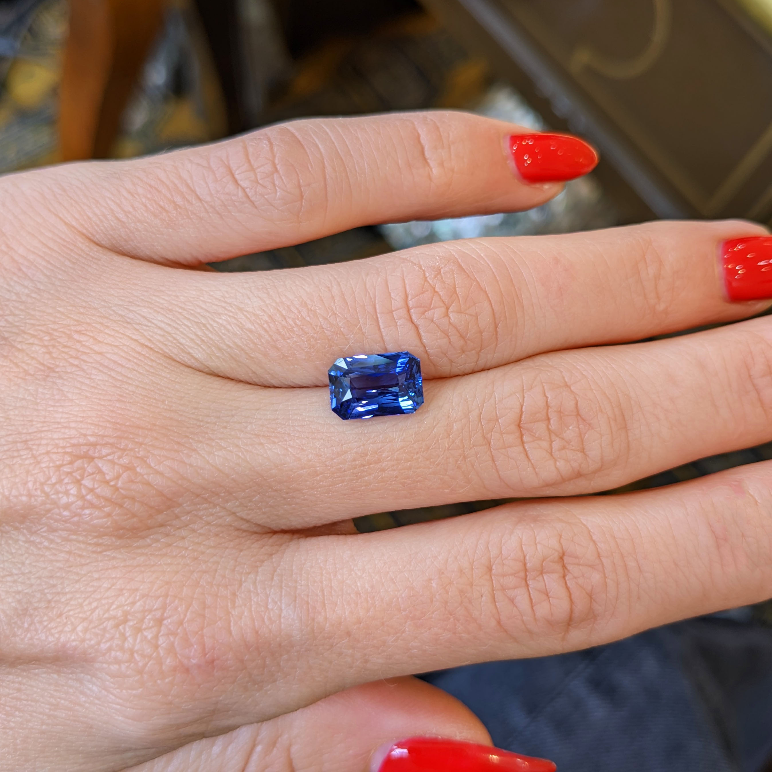 Loose Blue Sapphire - Radiant 3.35 Ct. - #S23316 | The Natural