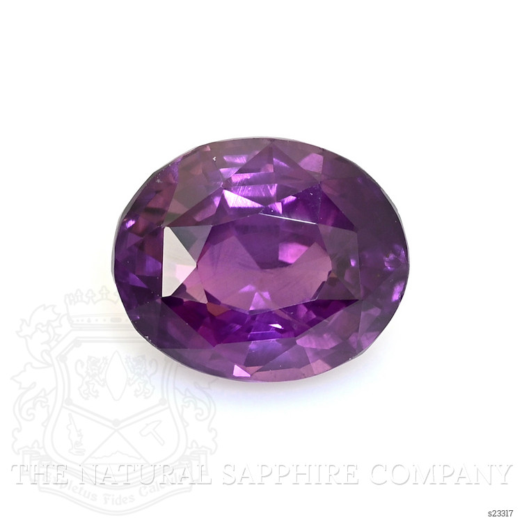 3.43 Ct. Purple Sapphire from Ceylon (Sri Lanka)