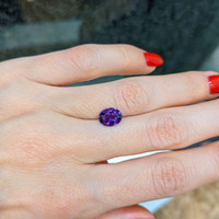 2.03 Ct. Purple Sapphire from Ceylon (Sri Lanka) Life Style