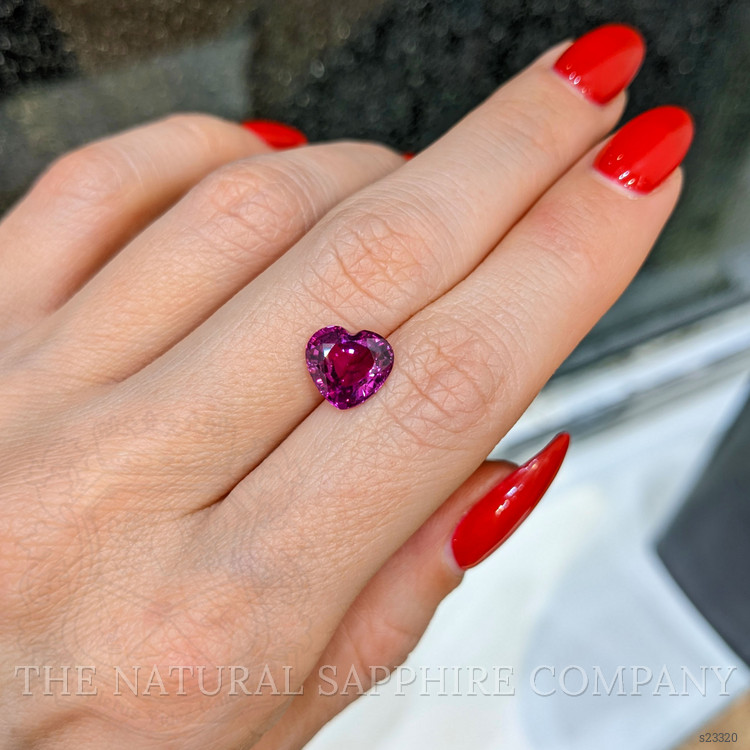 3.19 Ct. Pinkish Purple Sapphire from Ceylon (Sri Lanka)