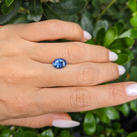 2.04 Ct. Blue Sapphire from Ceylon (Sri Lanka) Life Style