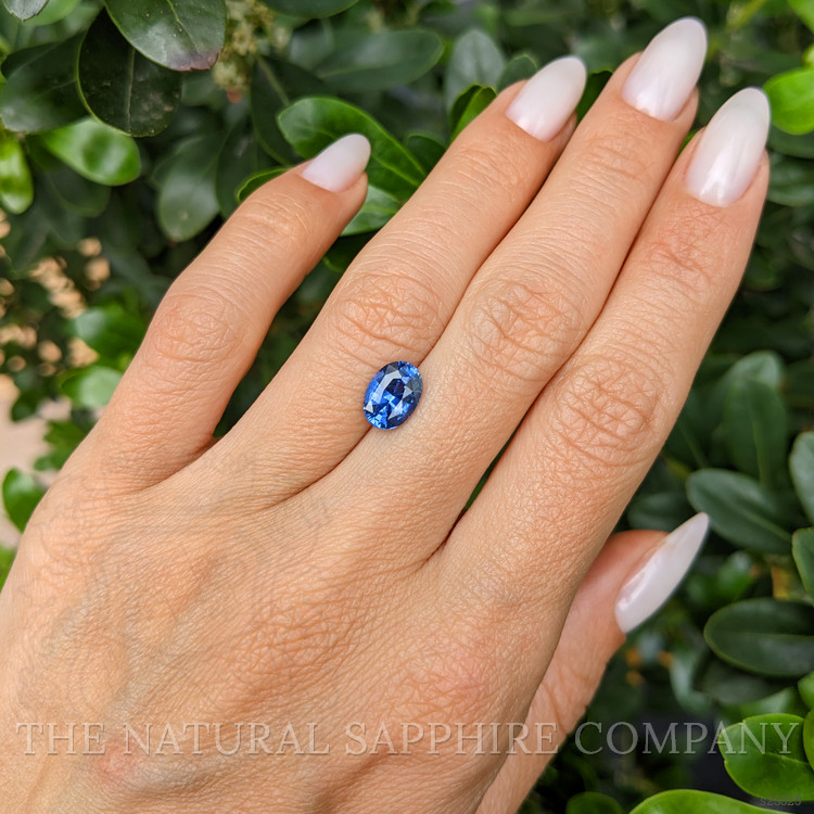 2.04 Ct. Blue Sapphire from Ceylon (Sri Lanka)