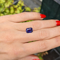 2.55 Ct. Purple Sapphire from Ceylon (Sri Lanka) Life Style