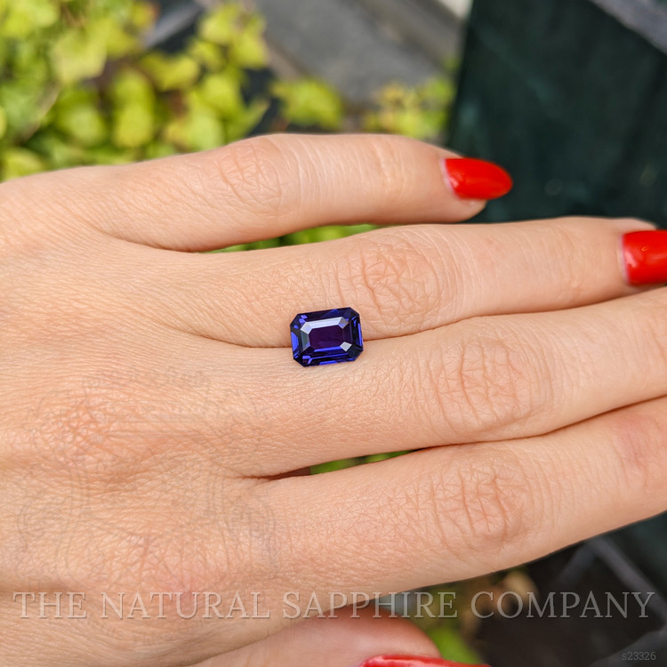 2.55 Ct. Purple Sapphire from Ceylon (Sri Lanka)