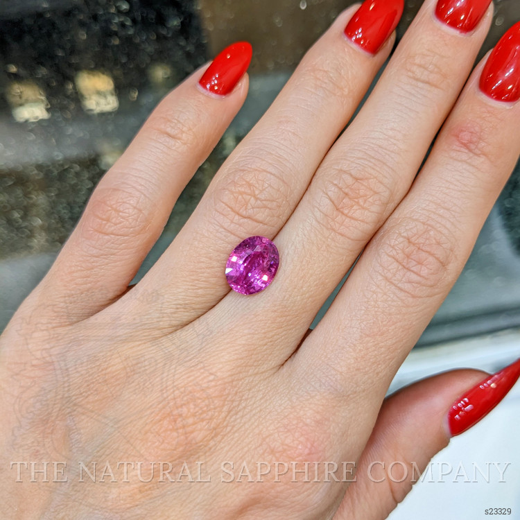 3.27 Ct. Pink Sapphire from Ceylon (Sri Lanka)