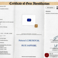 3.53 Ct. Sapphire from Ceylon (Sri Lanka) Scan Report