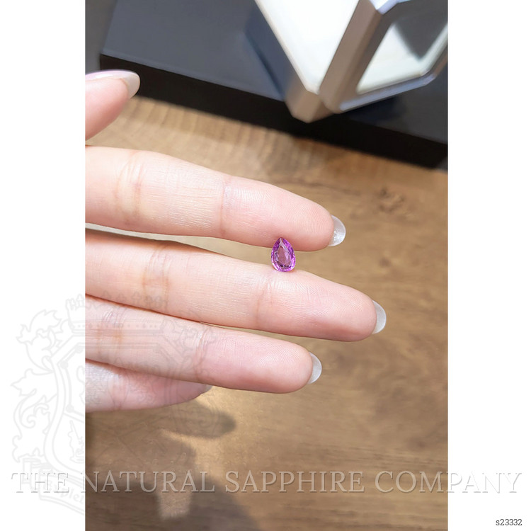 0.99 Ct. Purple Sapphire from Ceylon (Sri Lanka)
