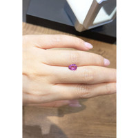 0.99 Ct. Purple Sapphire from Ceylon (Sri Lanka) Life Style
