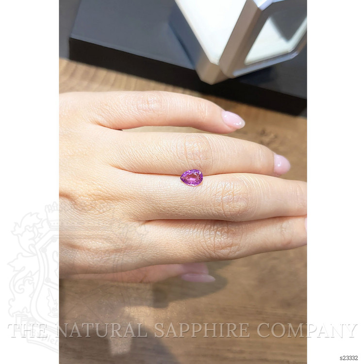 0.99 Ct. Purple Sapphire from Ceylon (Sri Lanka)
