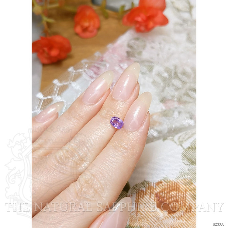 0.81 Ct. Color Change Sapphire from Ceylon (Sri Lanka)