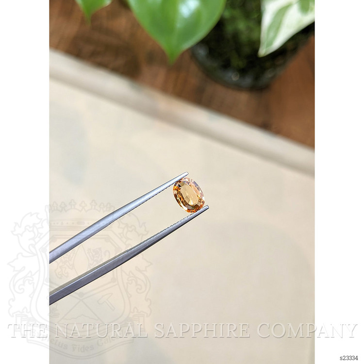 1.27 Ct. Peach Sapphire from Madagascar