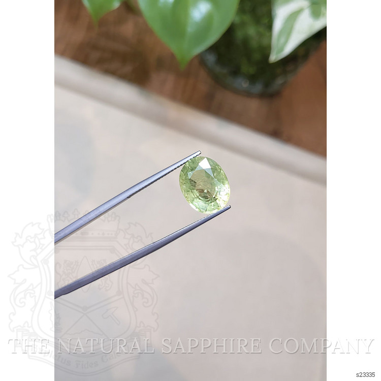 10.19 Ct. Green Sapphire from Madagascar