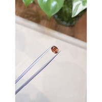1.61 Ct. Orangish Brown Sapphire from Madagascar Life Style