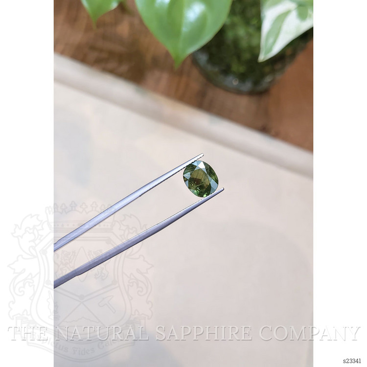 3.35 Ct. Green Sapphire from Madagascar