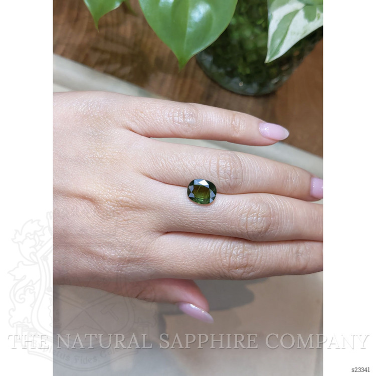 3.35 Ct. Green Sapphire from Madagascar