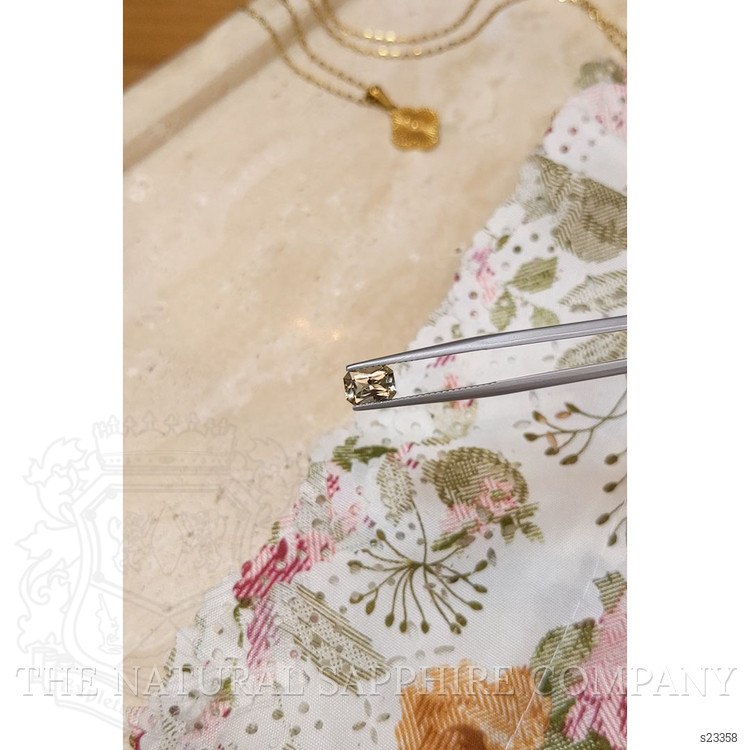 1.28 Ct. Yellowish Brown Sapphire from Ceylon (Sri Lanka)