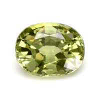 1.26 Ct. Yellowish Green Sapphire from Australia Video