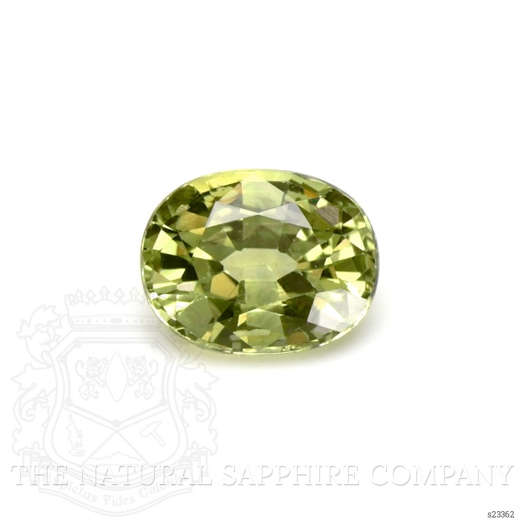 1.26 Ct. Yellowish Green Sapphire from Australia
