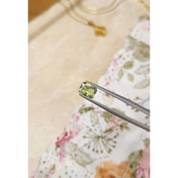 1.35 Ct. Yellowish Green Sapphire from Ceylon (Sri Lanka) Life Style