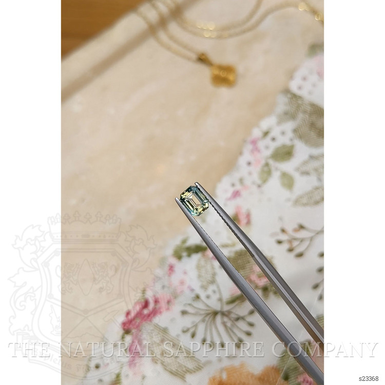 1.11 Ct. Bluish Green Sapphire from Madagascar