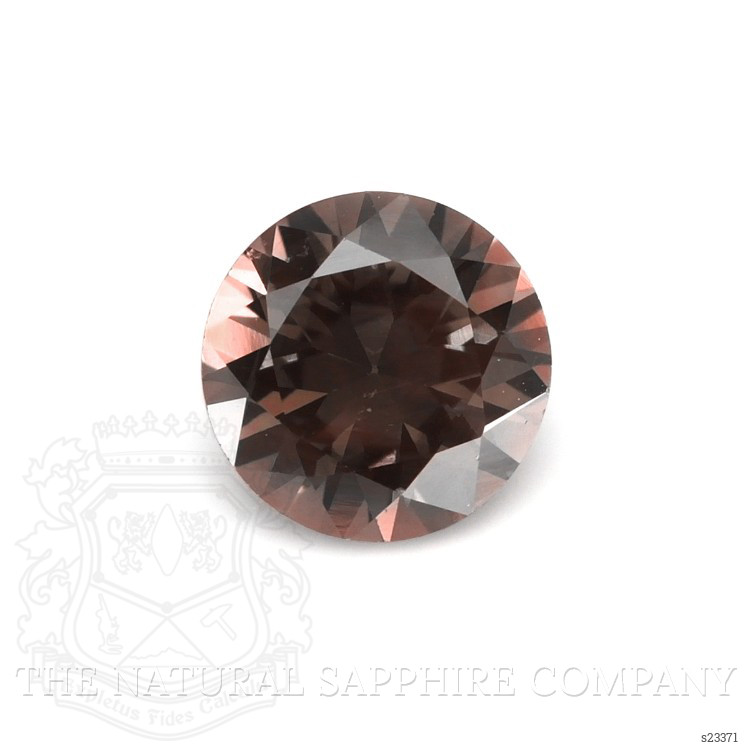 0.74 Ct. Reddish Orange Sapphire from Ceylon (Sri Lanka)