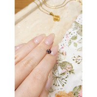 0.74 Ct. Reddish Orange Sapphire from Ceylon (Sri Lanka) Life Style