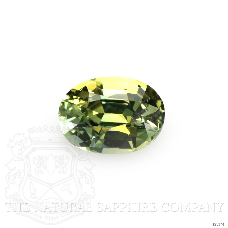 1.25 Ct. Yellowish Green Sapphire from Madagascar