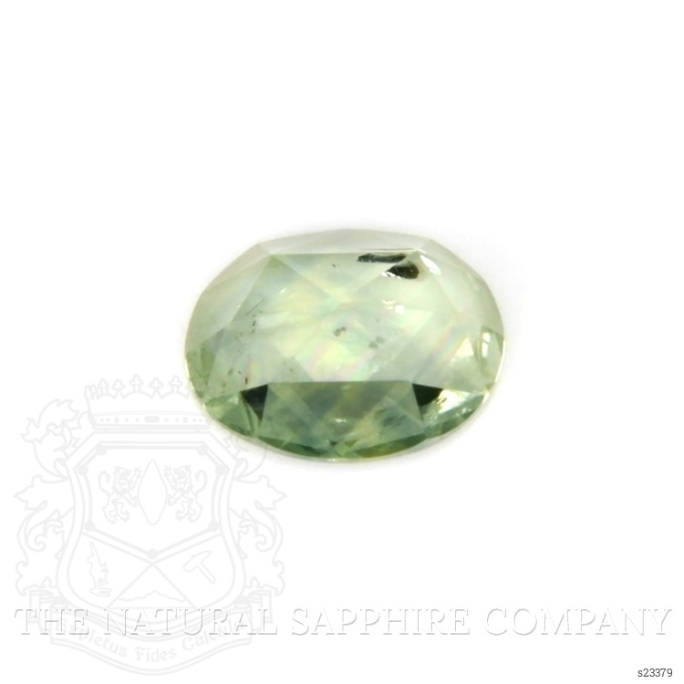 0.71 Ct. Yellowish Green Sapphire from Montana